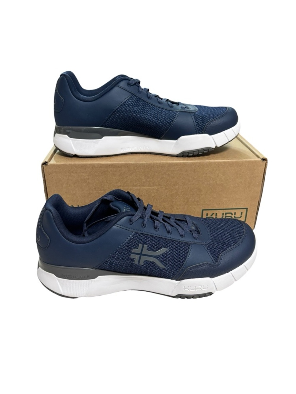 KURU Quantum 2 Shoes Mens 13.5 Medium Indigo Blue Mesh Walking Sneakers Comfort